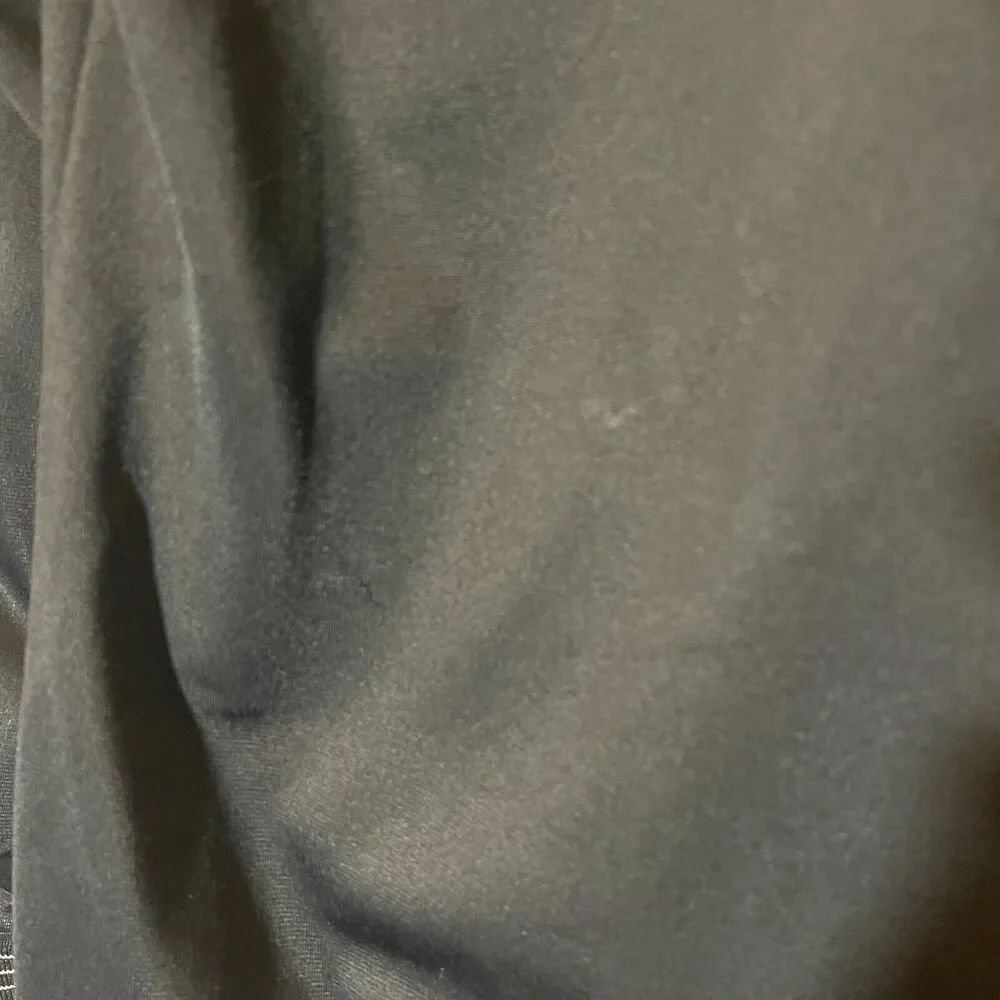 Vintage y2k Nike Full zip‎ track jacket black and white women's small